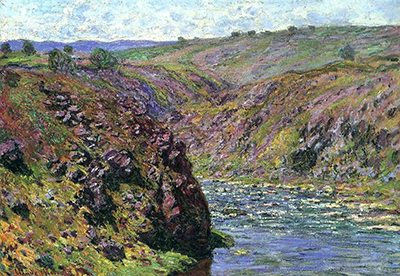Valley of the Creuse Sunlight Effect Claude Monet